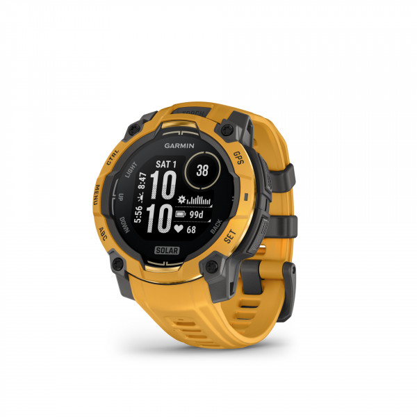 Garmin Instinct 3 Solar 45mm 128MB MIP 1.2" Smartwatch Orange GPS Bluetooth ANT+