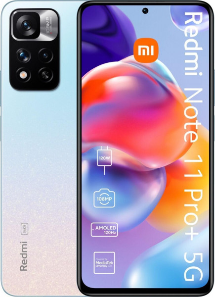 Xiaomi Redmi Note 11 Pro+ 5G 8GB/256GB Hellblau Android 6.67" FHD+ DotDisplay