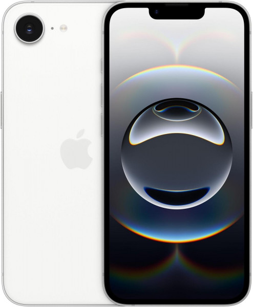 Apple iPhone 16e Smartphone 256GB Weiß 5G OLED DS eSIM NFC 48MP 12MP iOS