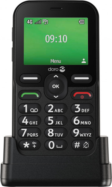 Doro Leva E10 128MB schwarz LTE Featurphone 2,4" LCD 0,3MP 64MB RAM 3,5mm Klinke