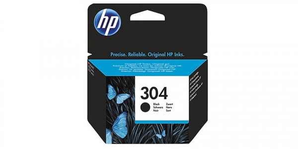 HP Tintenpatrone Nr. 304 schwarz (ca. 120 Seiten)