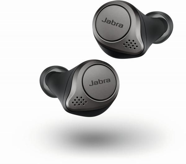 JABRA Elite 75t Bluetooth Headset titanum schwarz Gebraucht - Gut