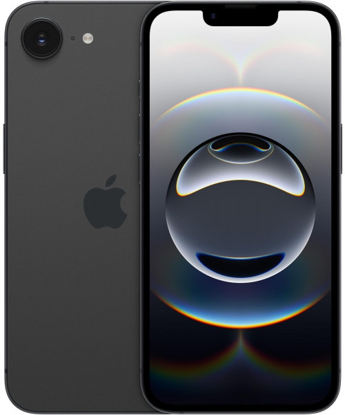 Apple iPhone 16e 5G 128GB Smartphone 6.06" schwarz DS eSIM USB Typ-C NFC 48MP