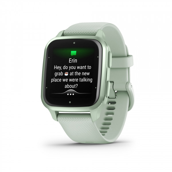 Garmin VENU SQ 2 Grün Smartwatch Android iOS 1,41" AMOLED Fitnesstracker 37mm