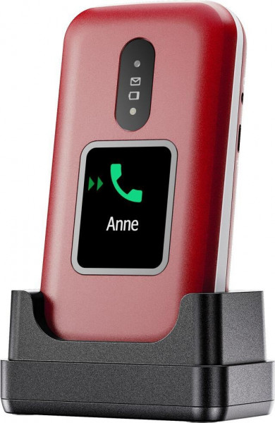 Doro 2880 Rot 17 MB Klapptelefon Seniorenhandy 2x Display LTE Bluetooth Kamera