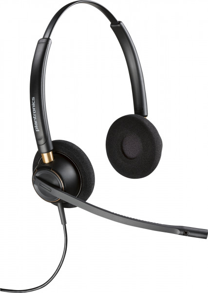 Poly Headset EncorePro HW520 binaural QD Headset kabelgebunden On-Ear Überkopf
