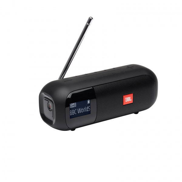 JBL DAB Radio 2 Schwarz tragbarer Lautsprecher Radio Bluetooth Display 5 W USB-C