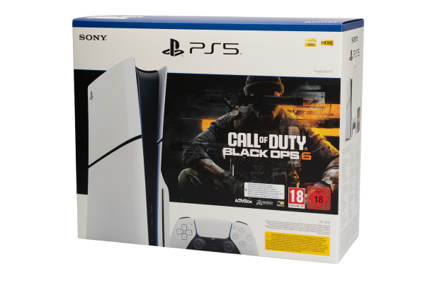 Sony PlayStation 5 Slim Weiß 1TB SSD Spiele-Konsole Call of Duty 6 Controller