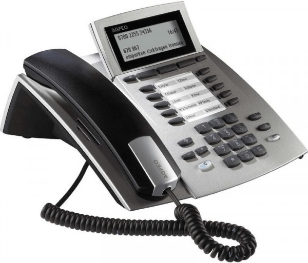 AGFEO Systemtelefon ST42 IP silber
