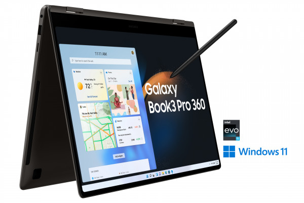 Samsung NP960Q Galaxy Book3 Pro 360 16" i5 Gen13 8GB+512GB Grau Windows Notebook