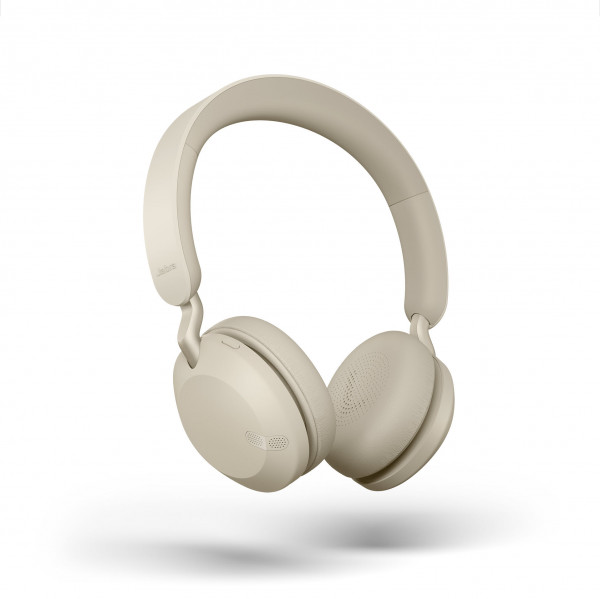 JABRA Elite 45h Beige On-Ear-Bluetooth-Kopfhörer Überkopf-Headset kabellos